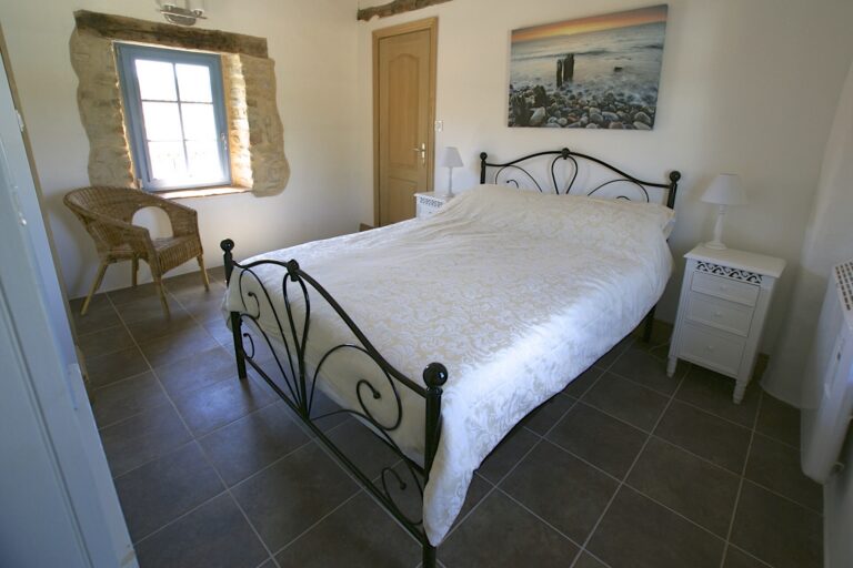 Bedroom 1, looking towards the entrance door
